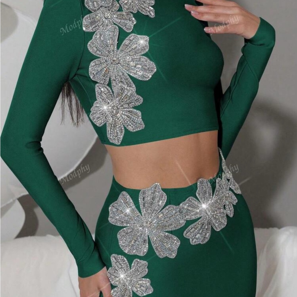 Crop Top and Mini Skirt Set